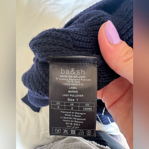 Ba&sh “Riders” crew neck Size 1-S - Picture 2 of 8